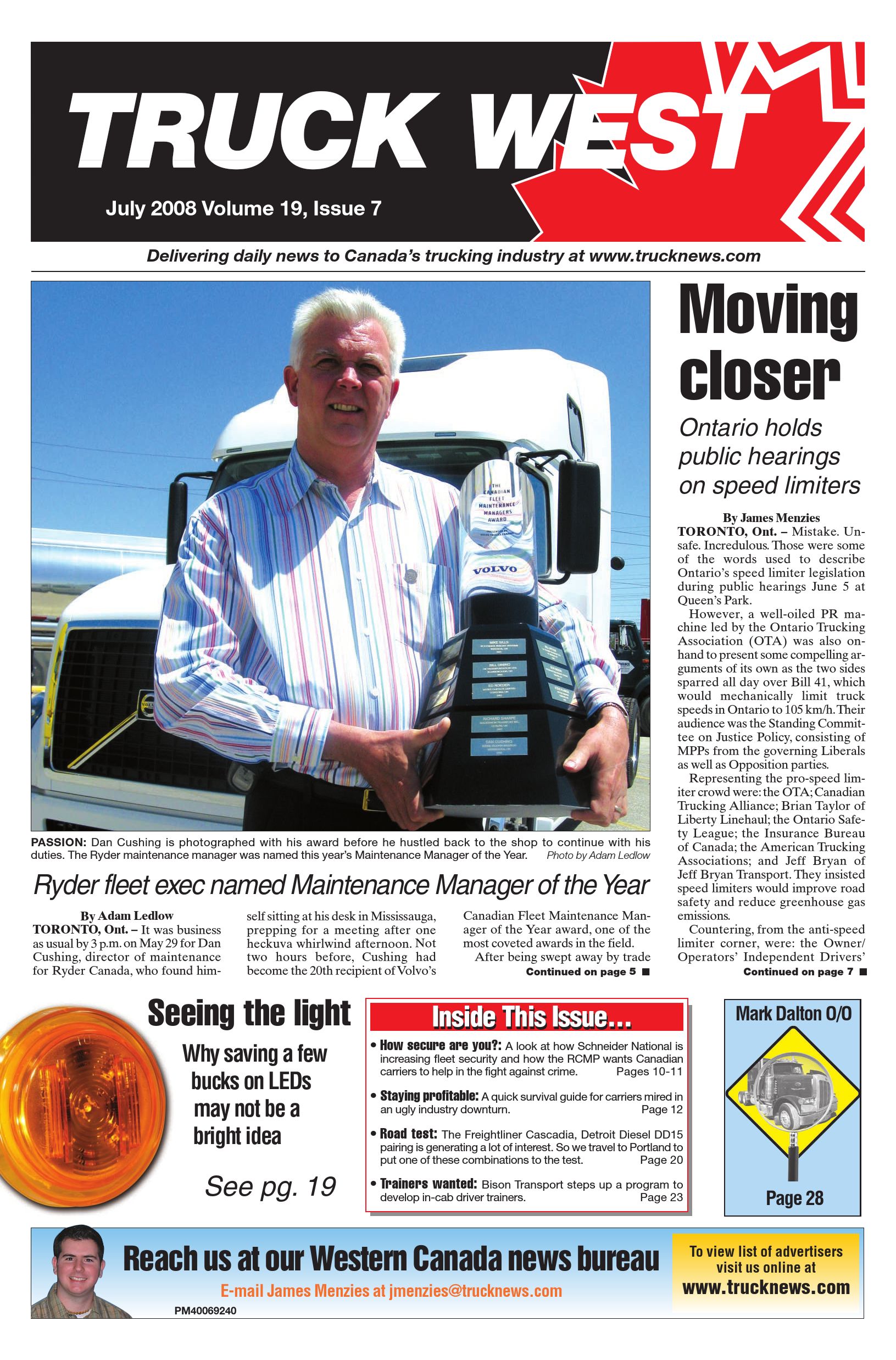 Truck News West – July 2008