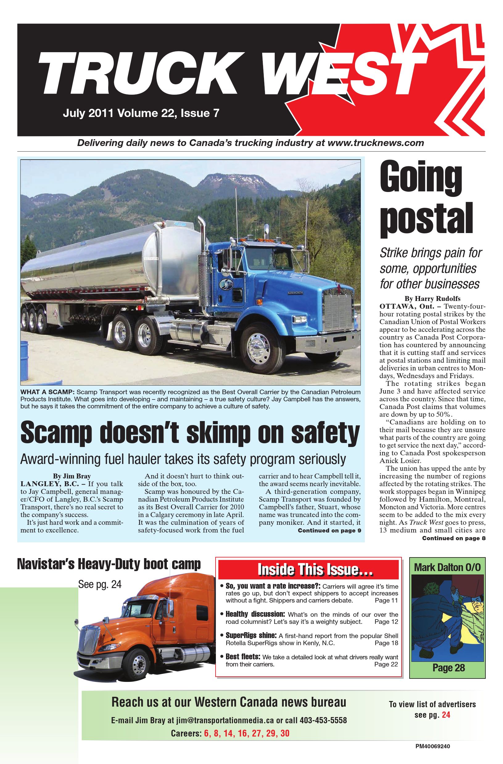 Truck News West – July 2011