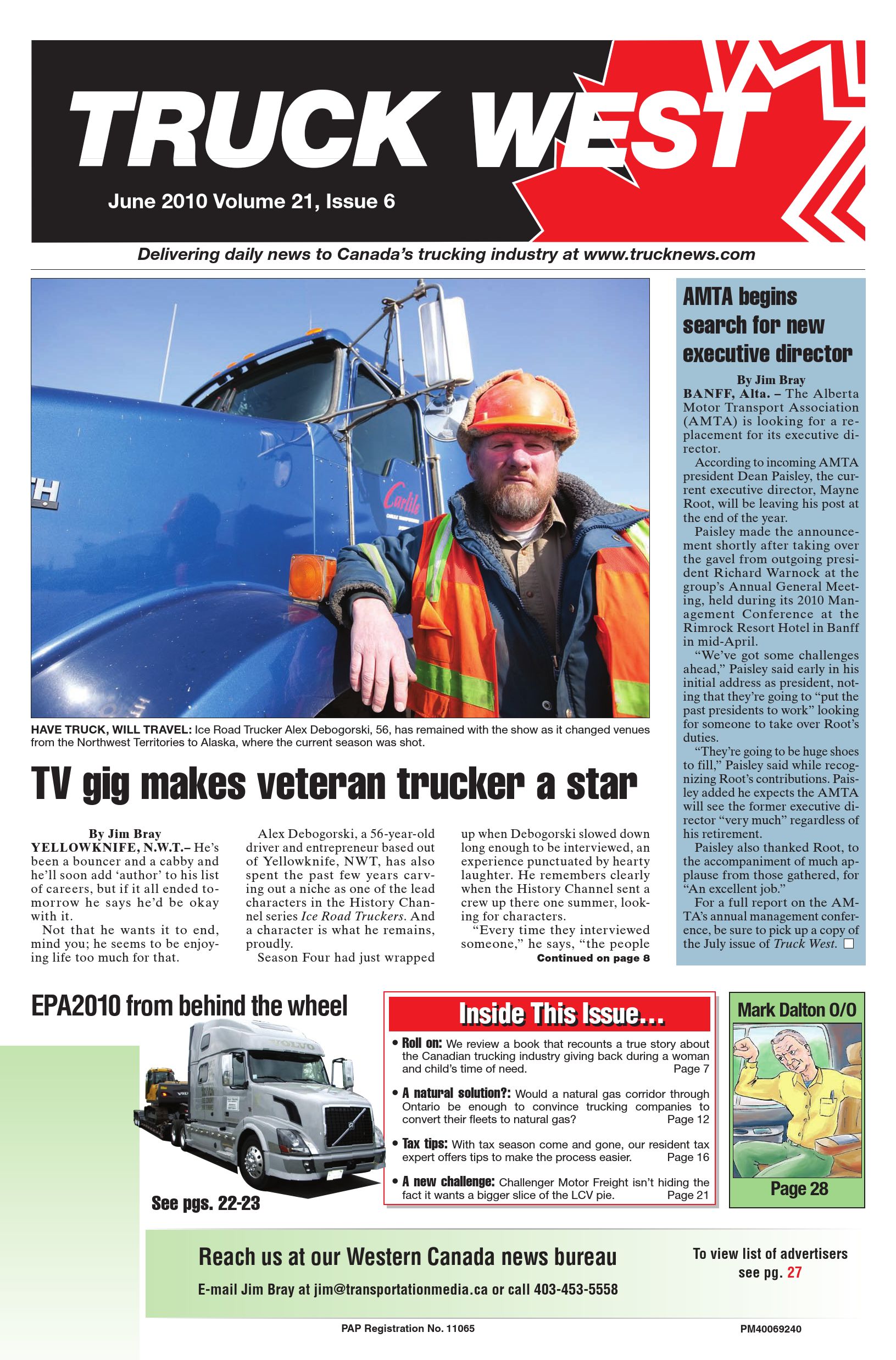 Truck News West – June 2010