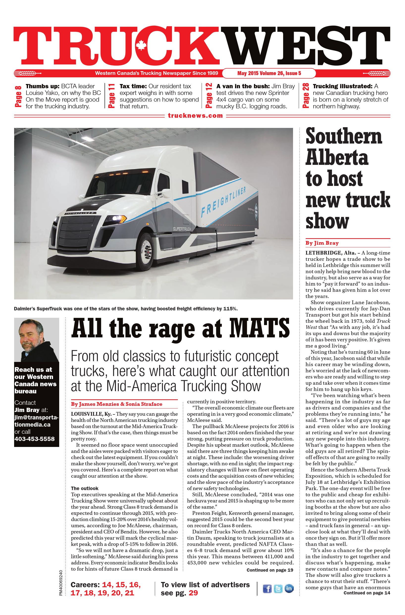 Truck News West – May 2015