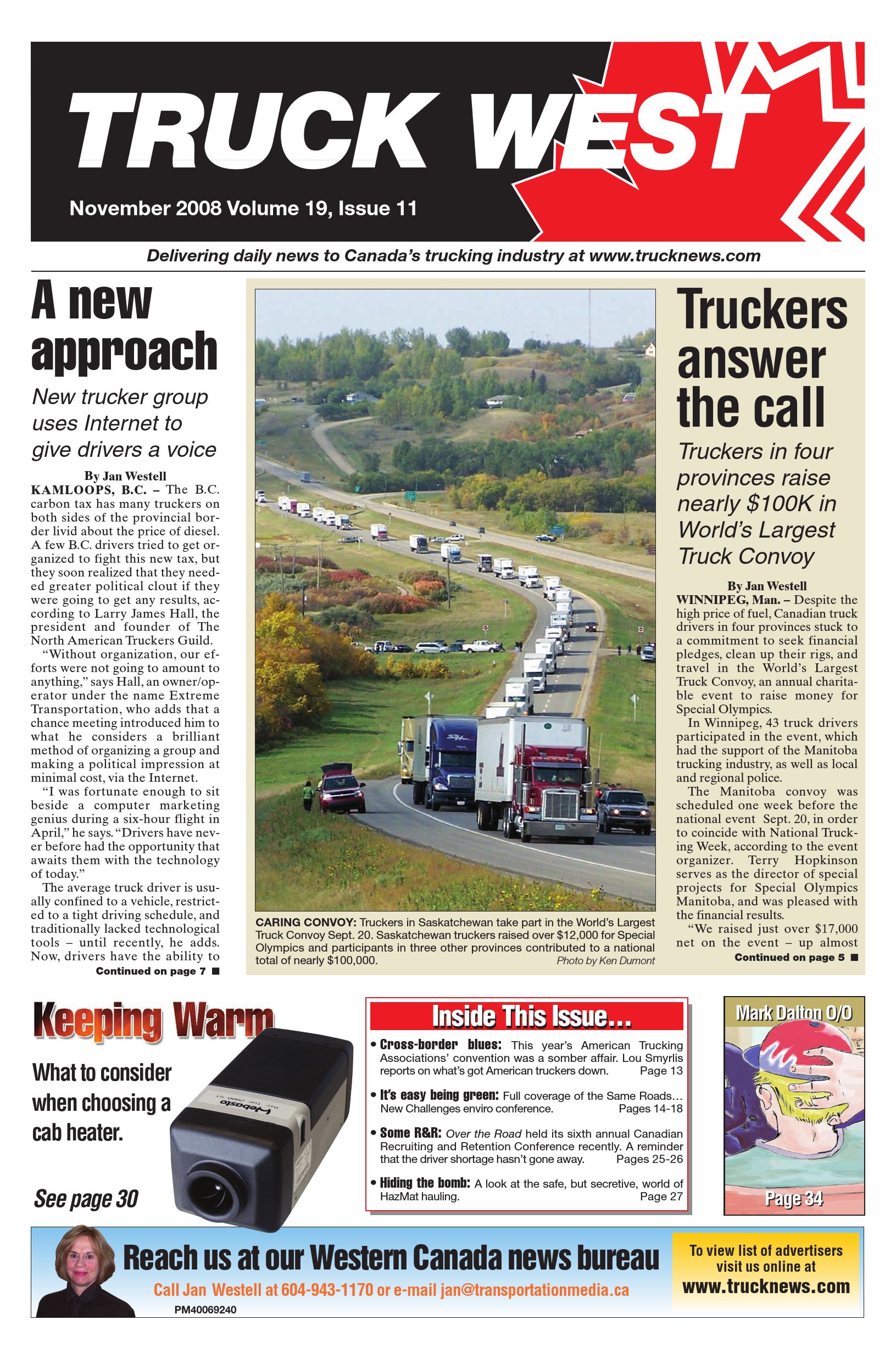 Truck News West – November 2008