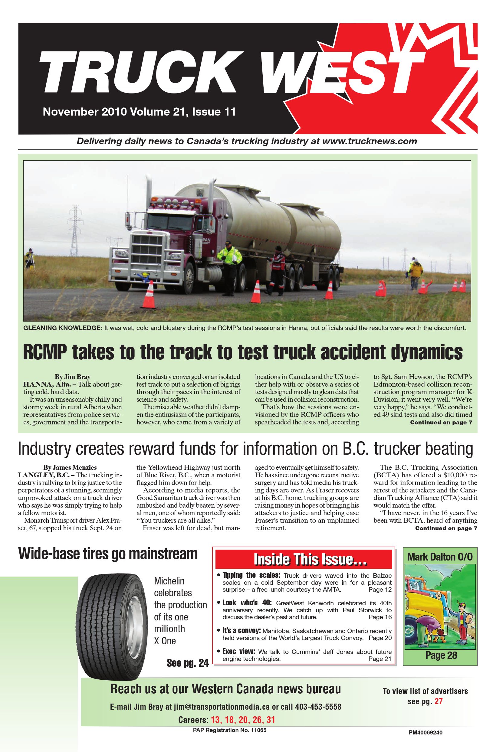 Truck News West – November 2010