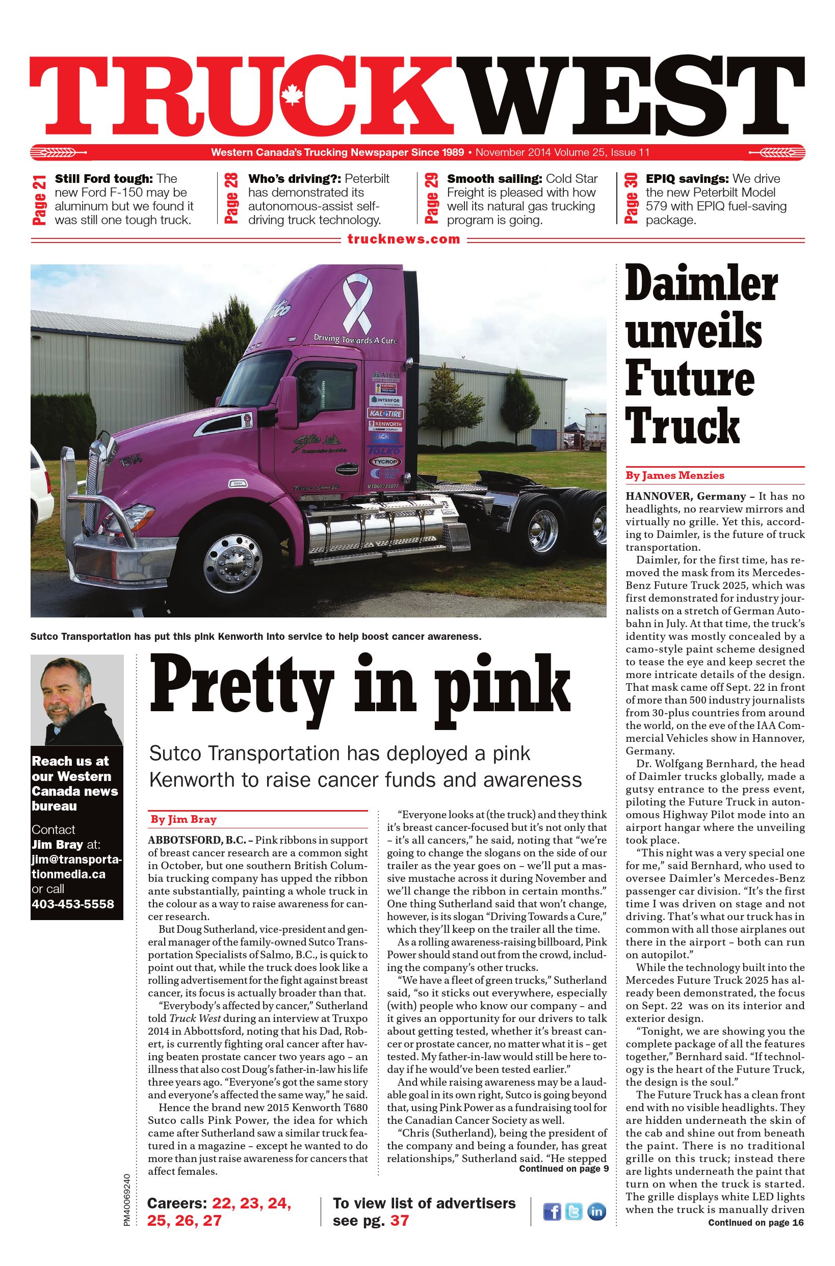 Truck News West – November 2014