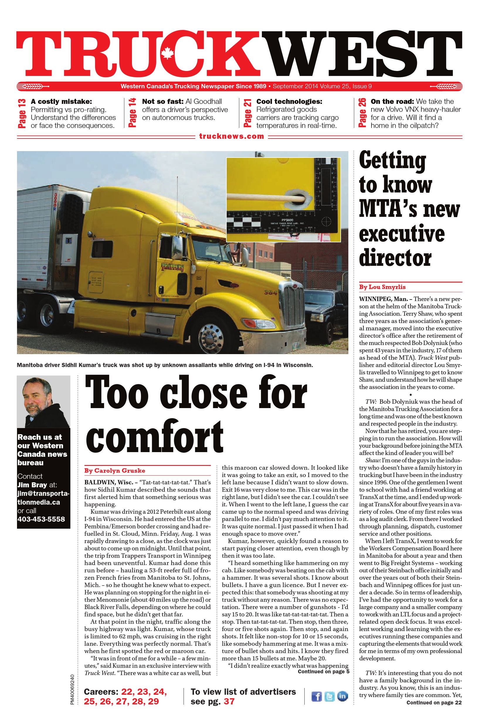 Truck News West – September 2014