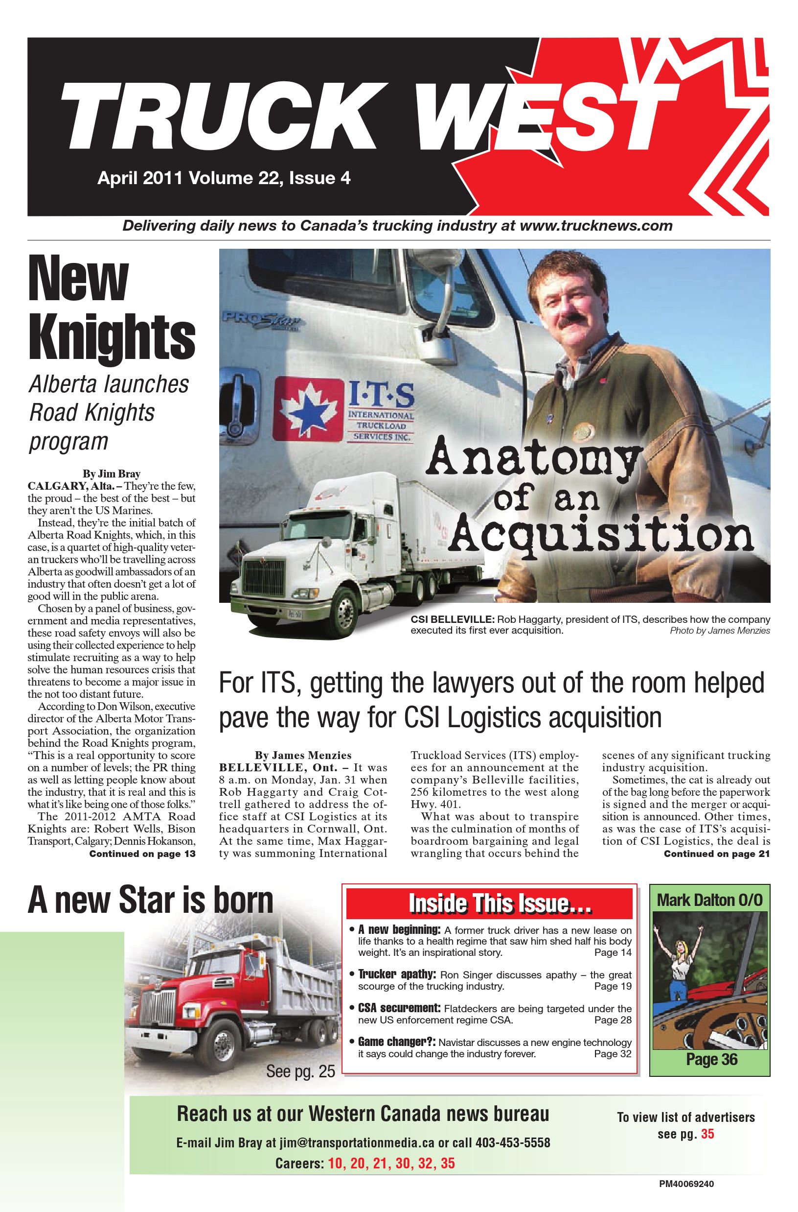 Truck News West – April 2011