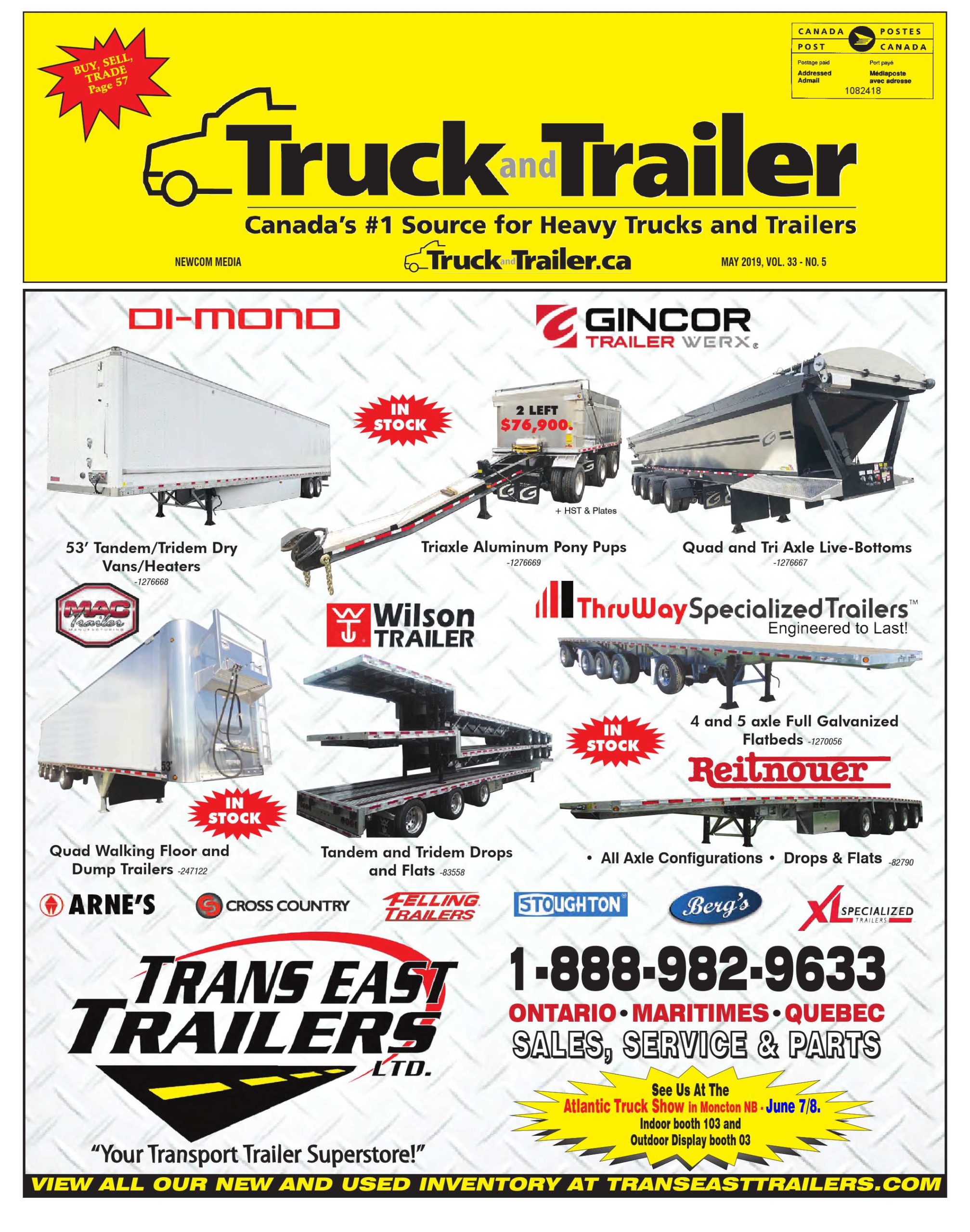 Truck and Trailer – 1 mai 2019