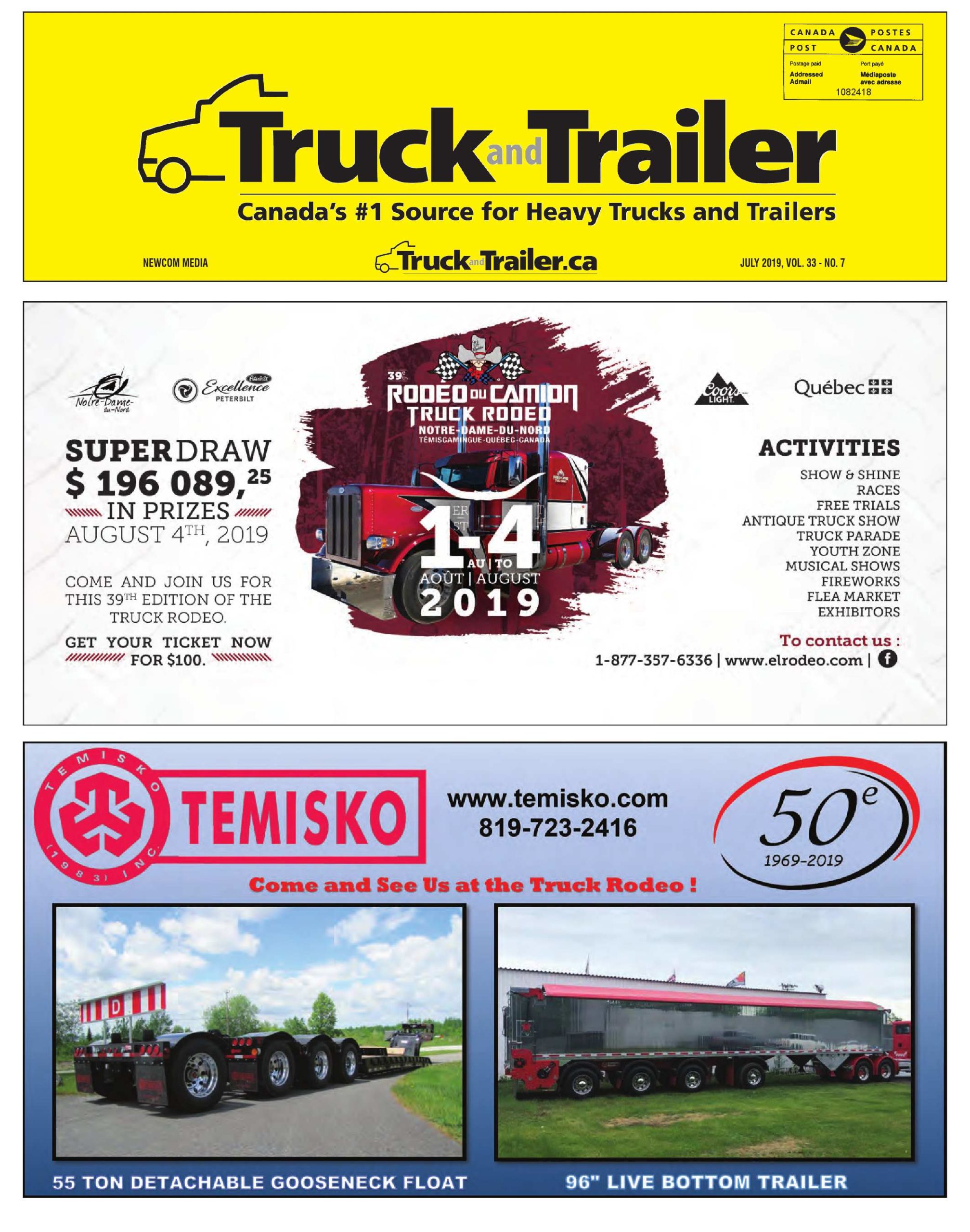 Truck and Trailer – 1 juillet 2019