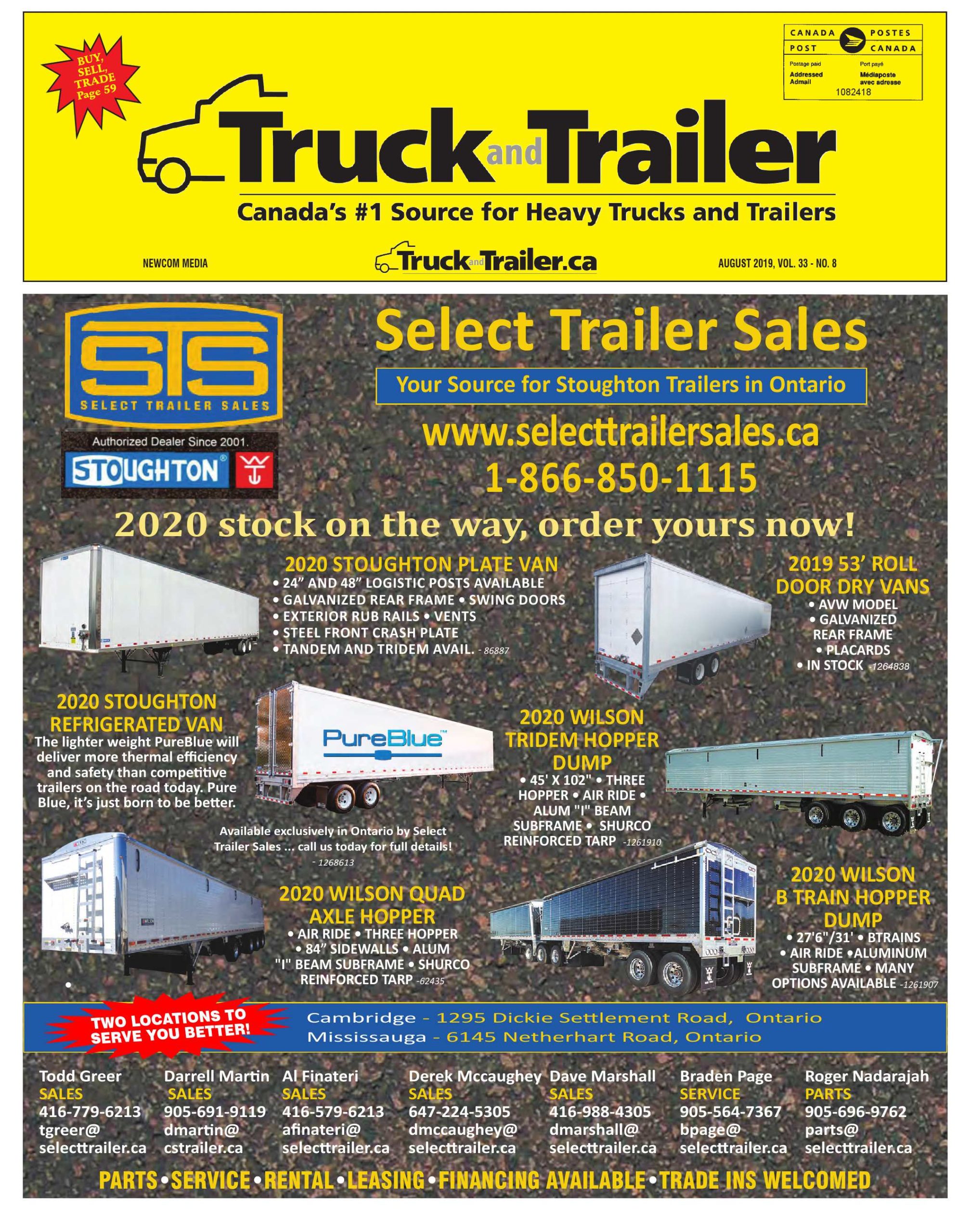 Truck and Trailer – 1 août 2019