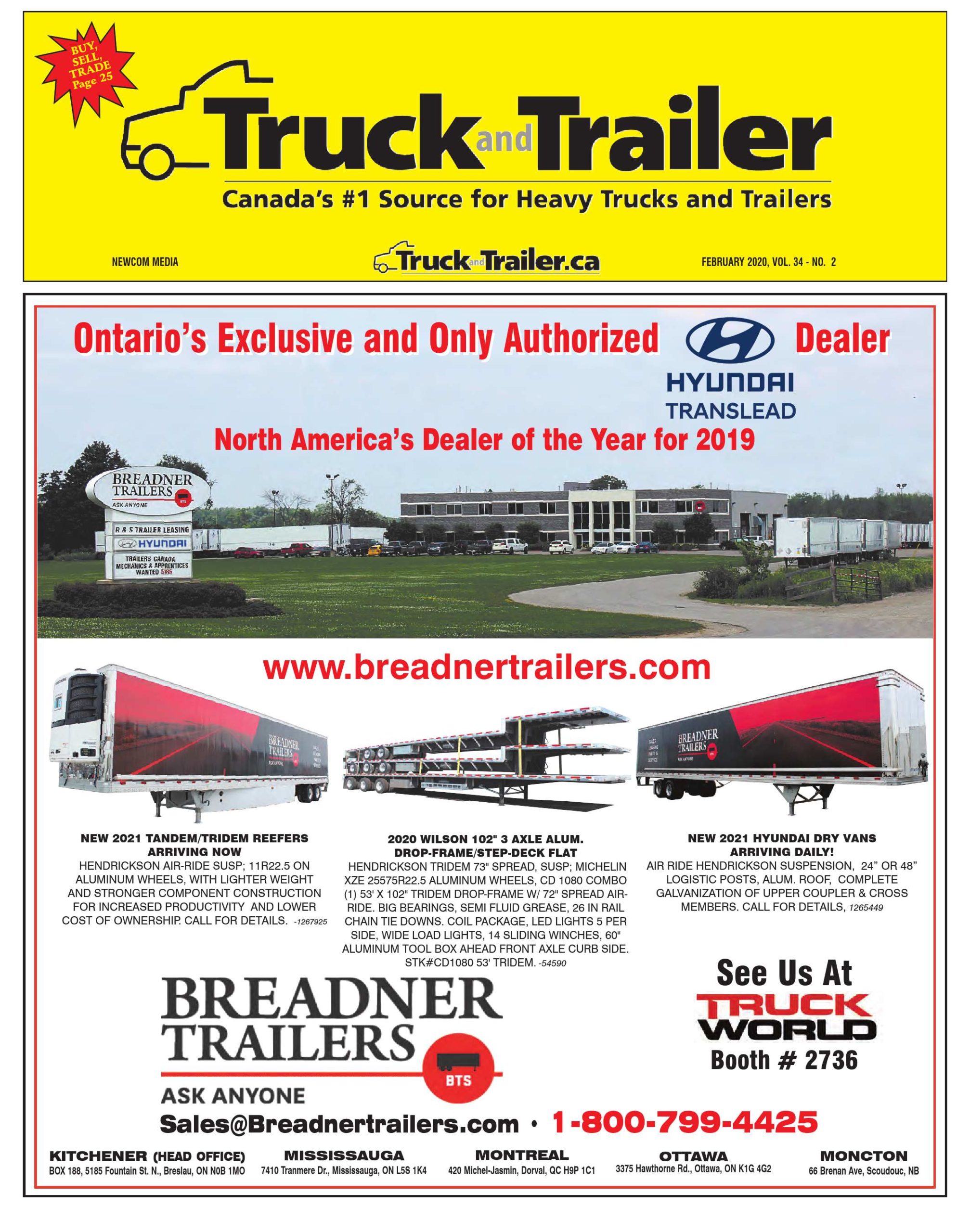 Truck and Trailer – 1 février 2020