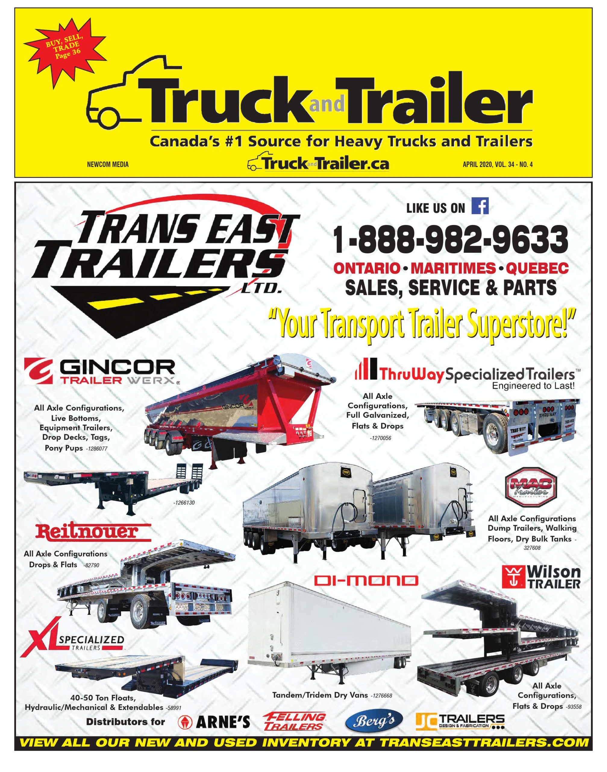 Truck and Trailer – 1 avril 2020