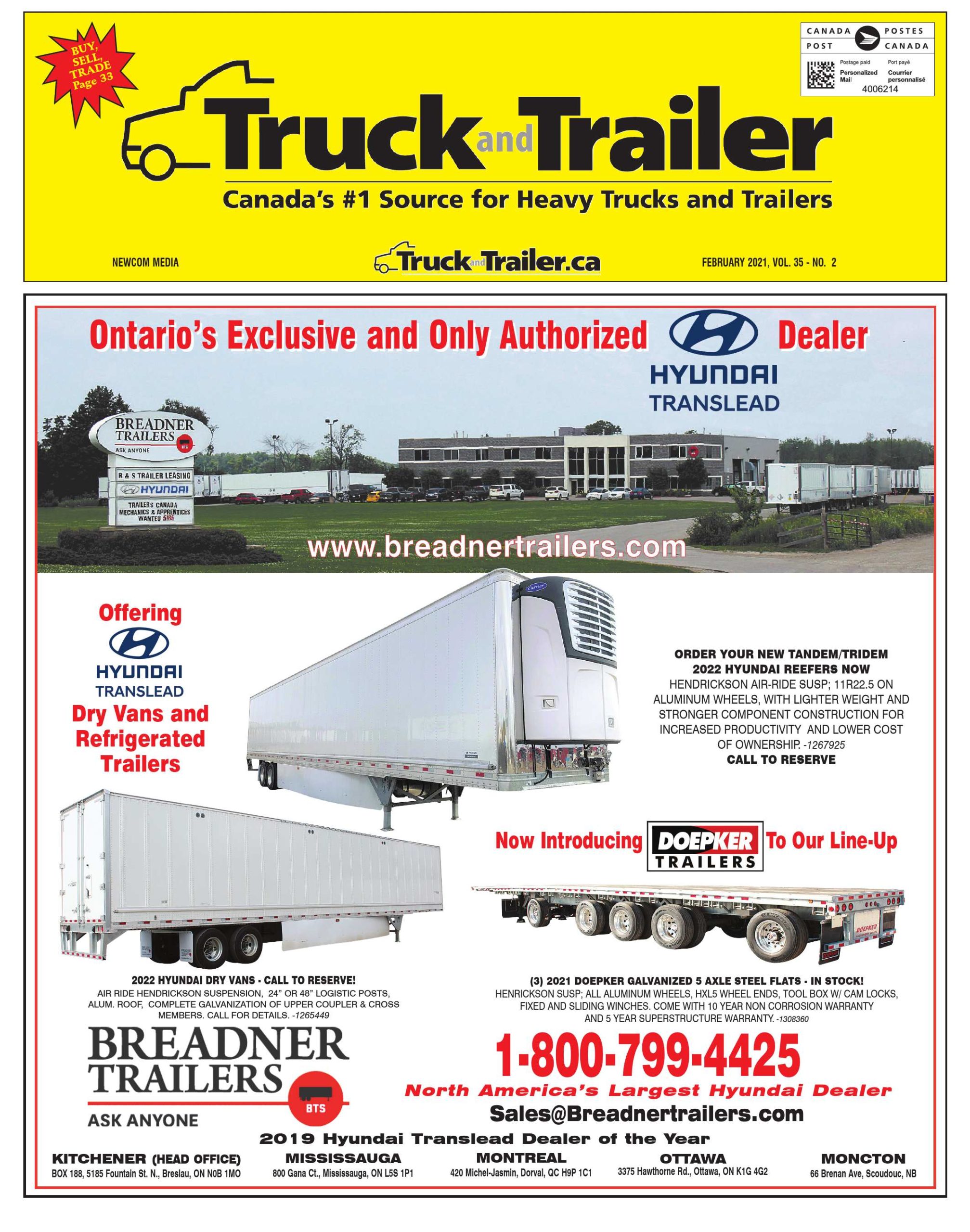 Truck and Trailer – 1 février 2021