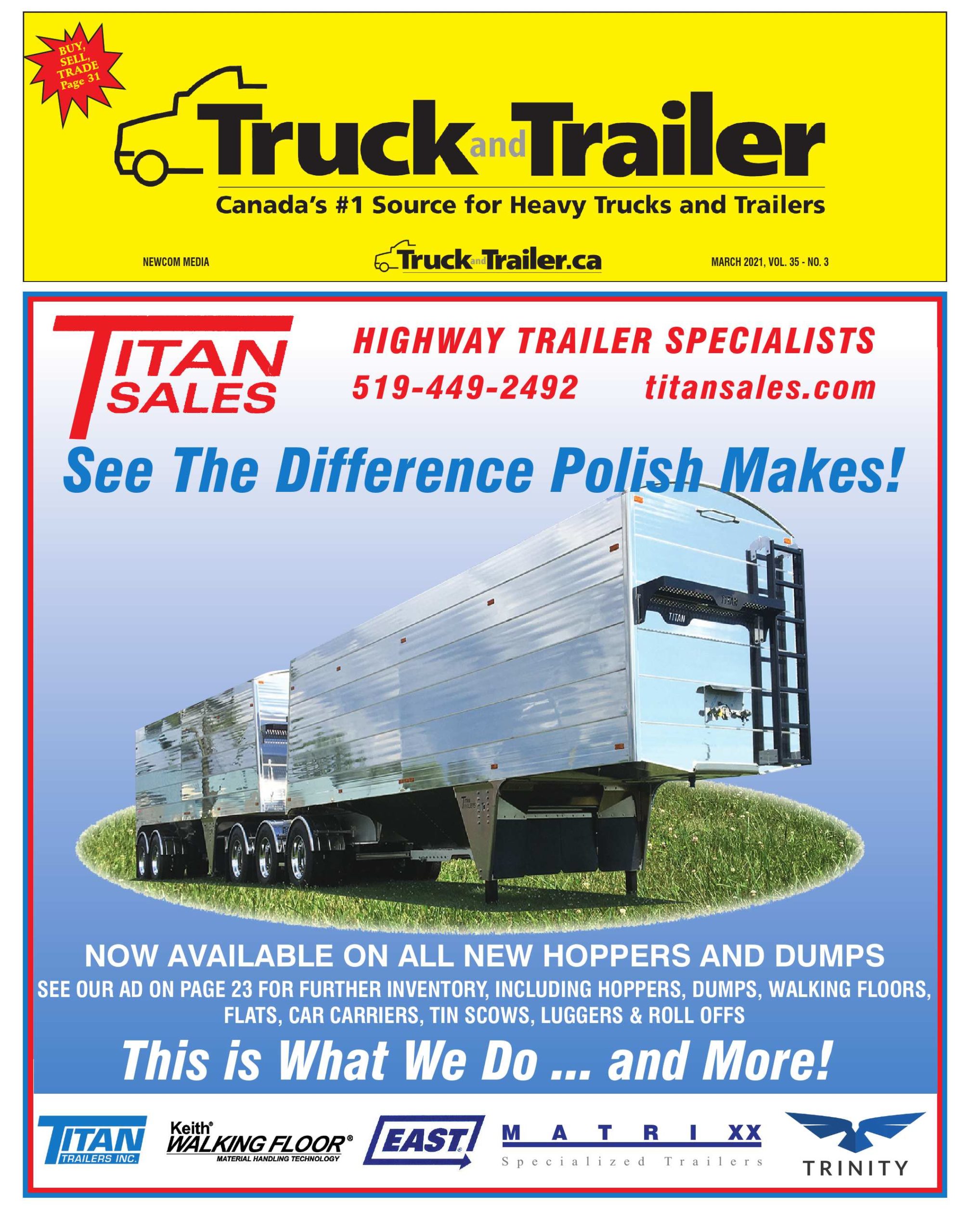 Truck and Trailer – 1 mars 2021