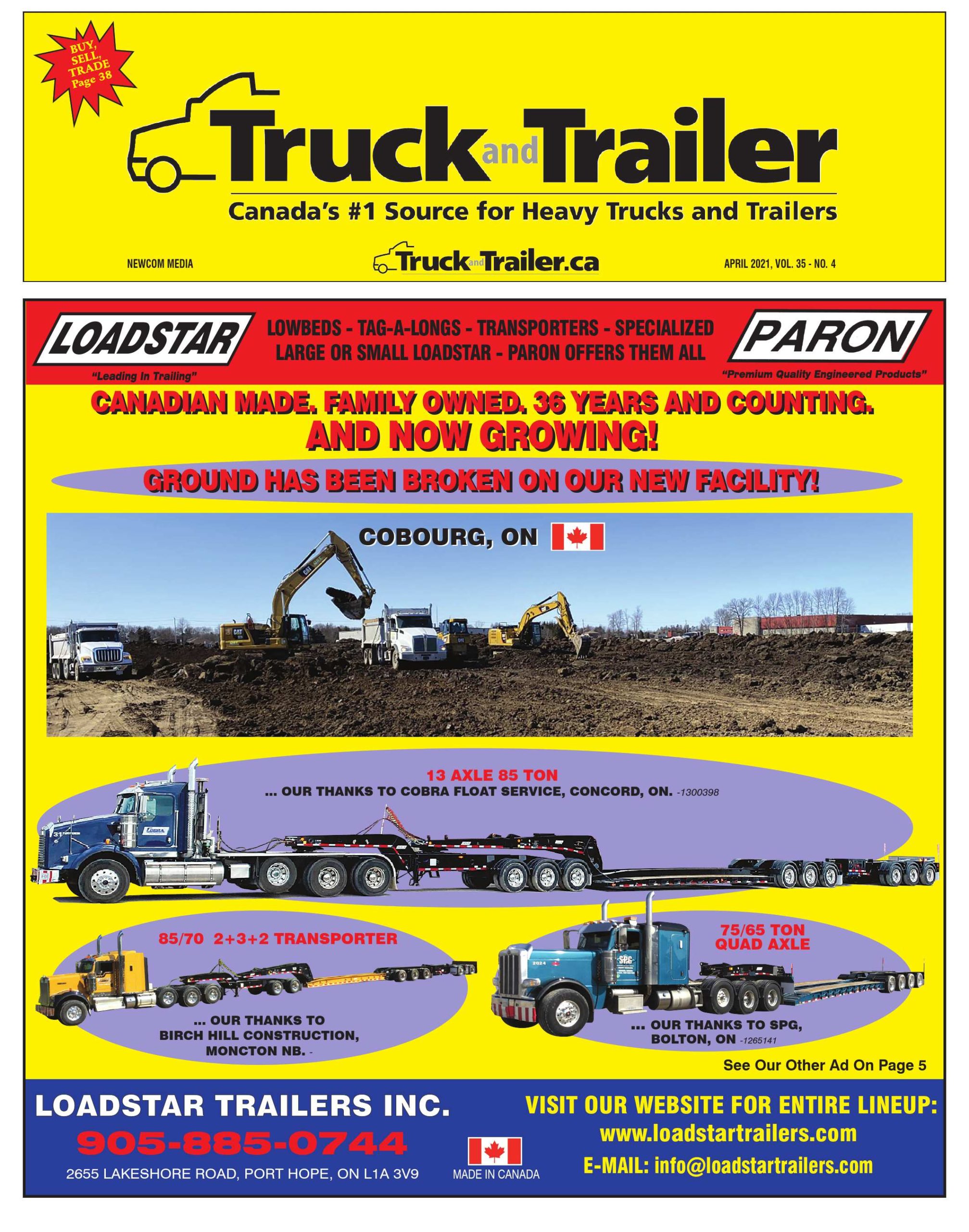 Truck and Trailer – 1 avril 2021