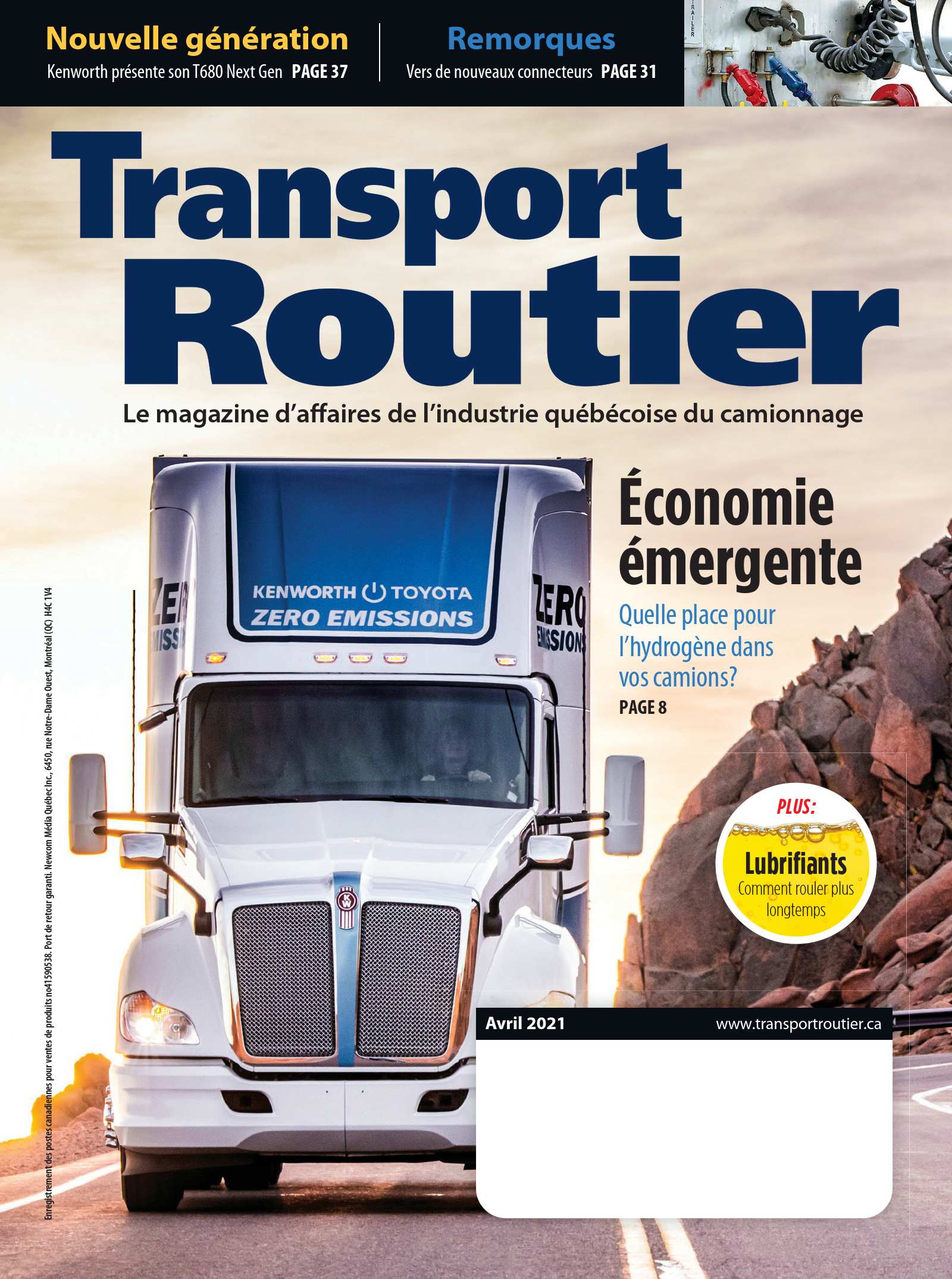 Transport routier – 1 avril 2021