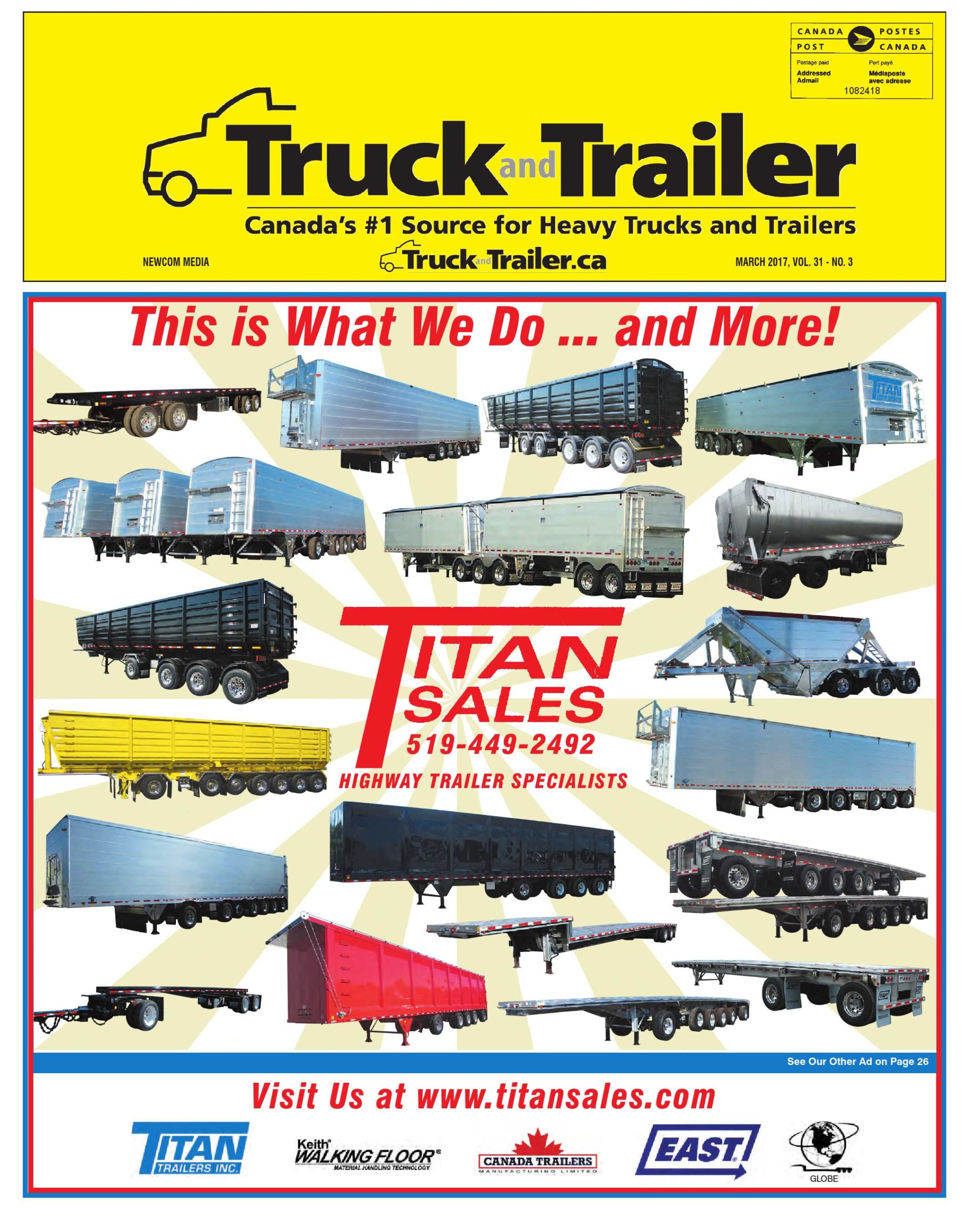 Truck and Trailer – 1 mars 2017