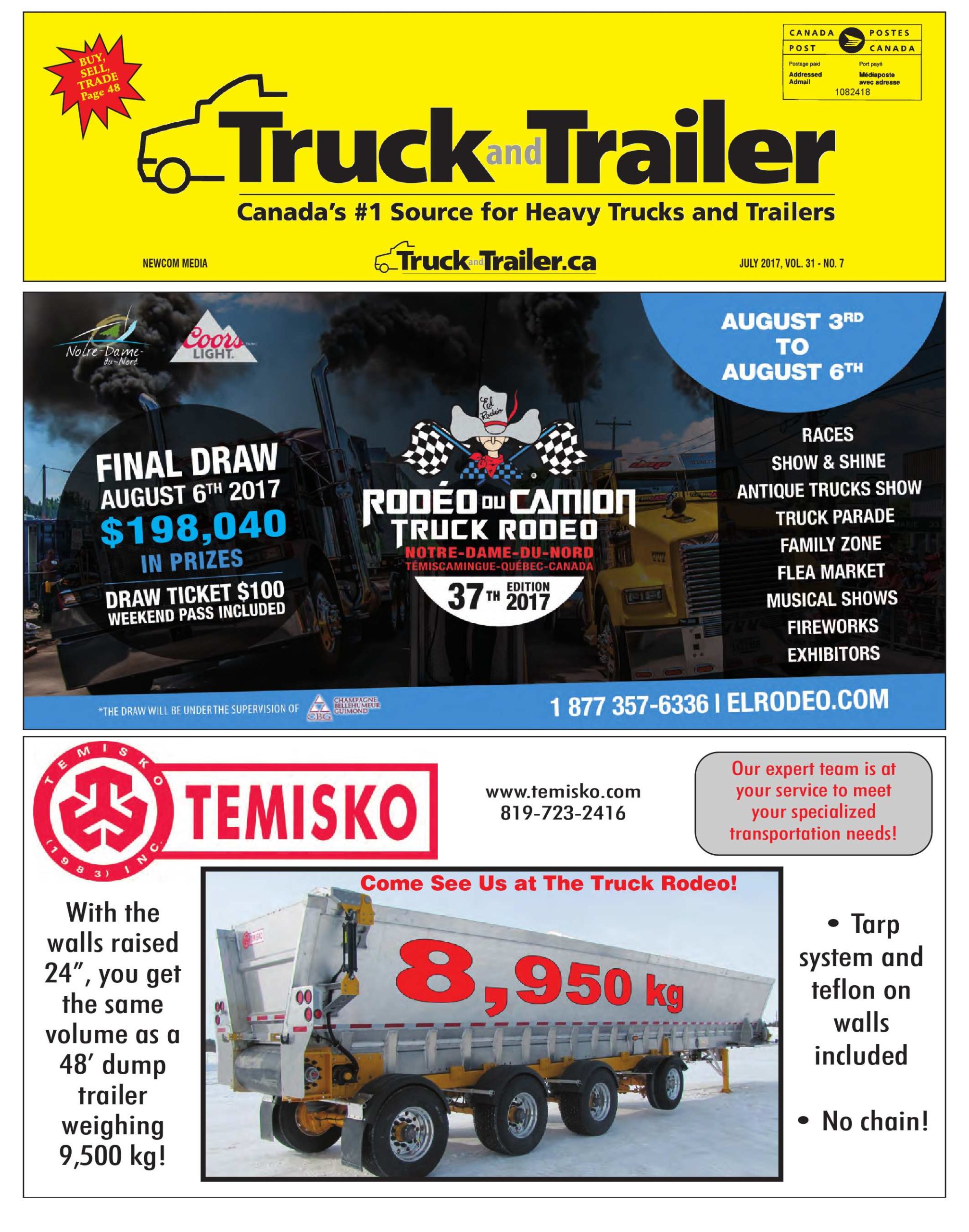 Truck and Trailer – 1 juillet 2017