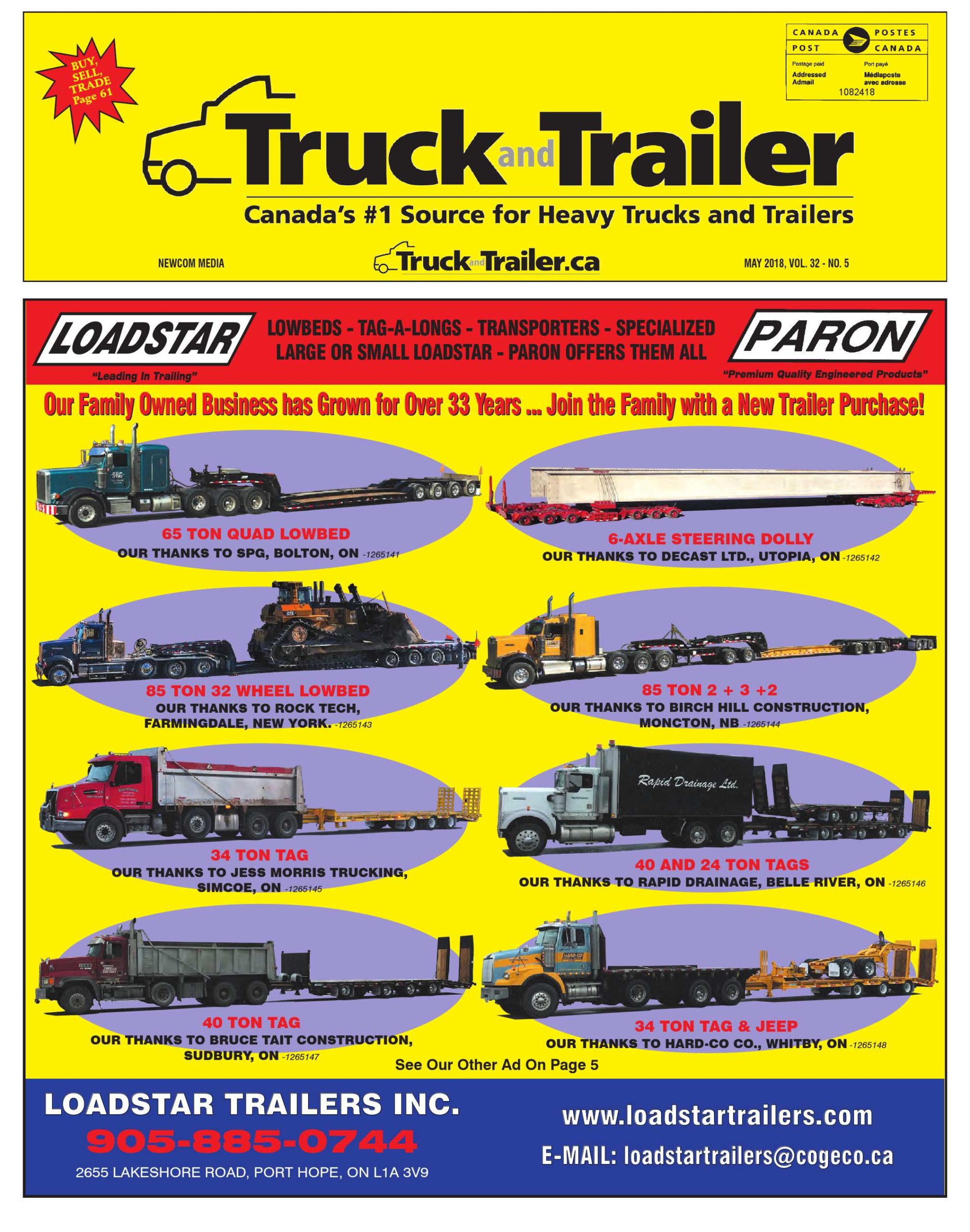 Truck and Trailer – 1 mai 2018