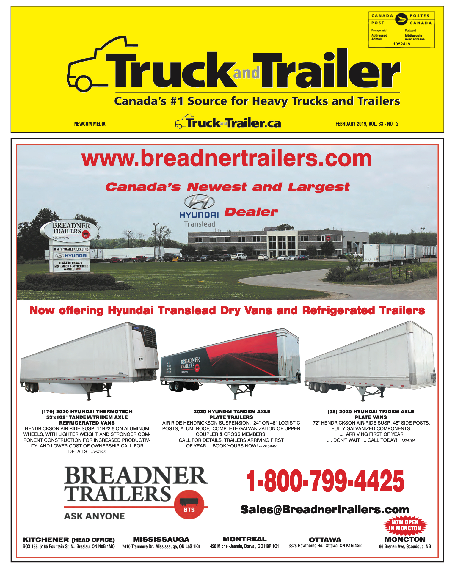 Truck and Trailer – 1 février 2019