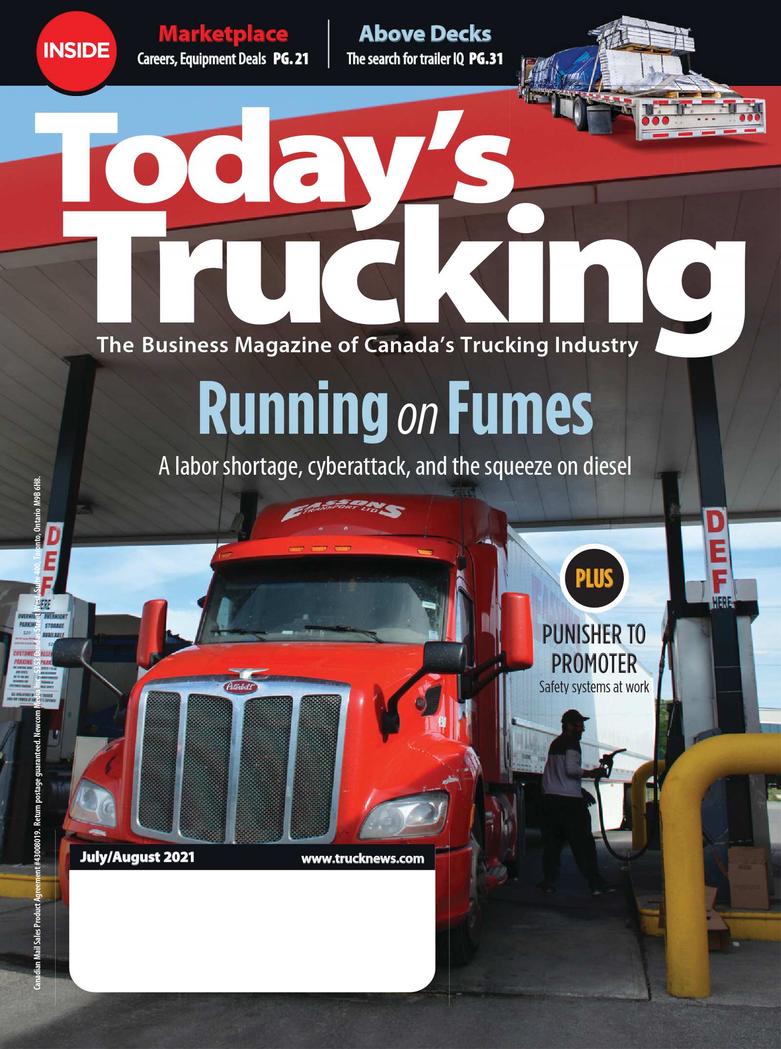 Today’s Trucking – 1 juillet 2021