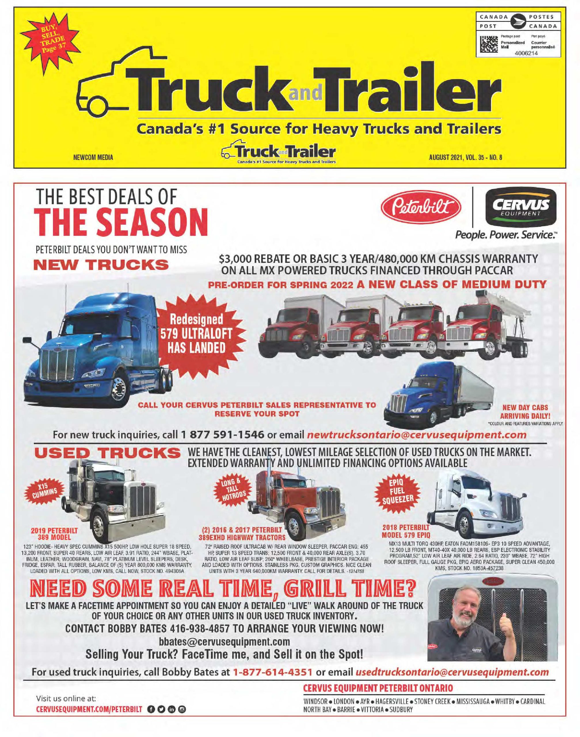 Truck and Trailer – 1 août 2021