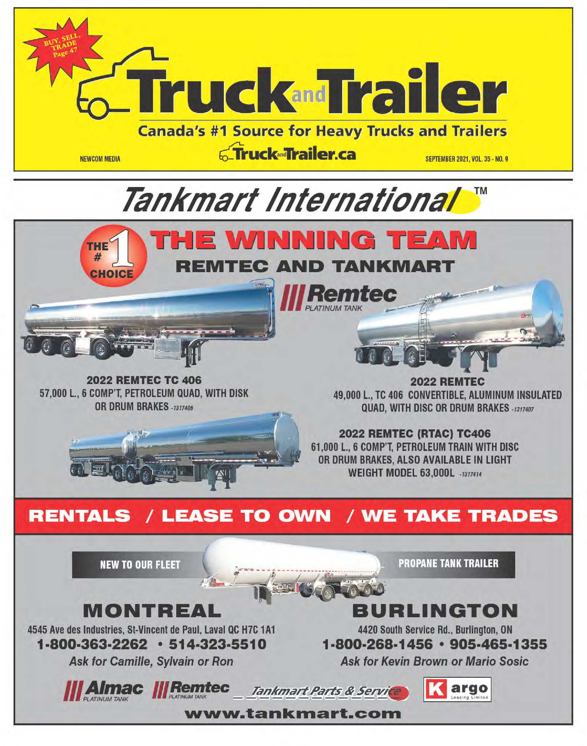 Truck and Trailer – 1 septembre 2021