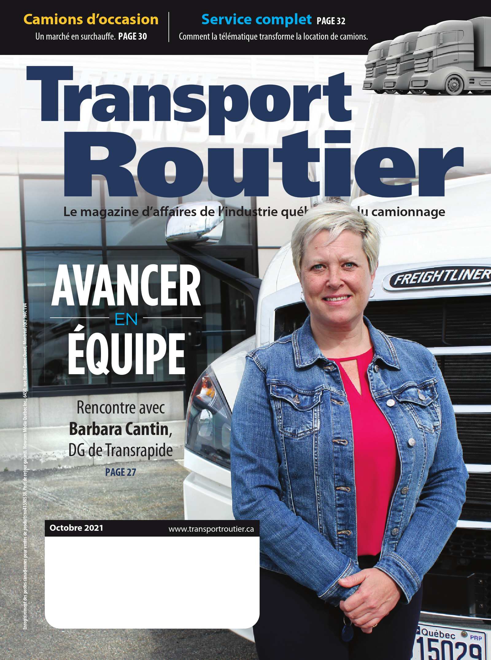 Transport routier – 1 octobre 2021