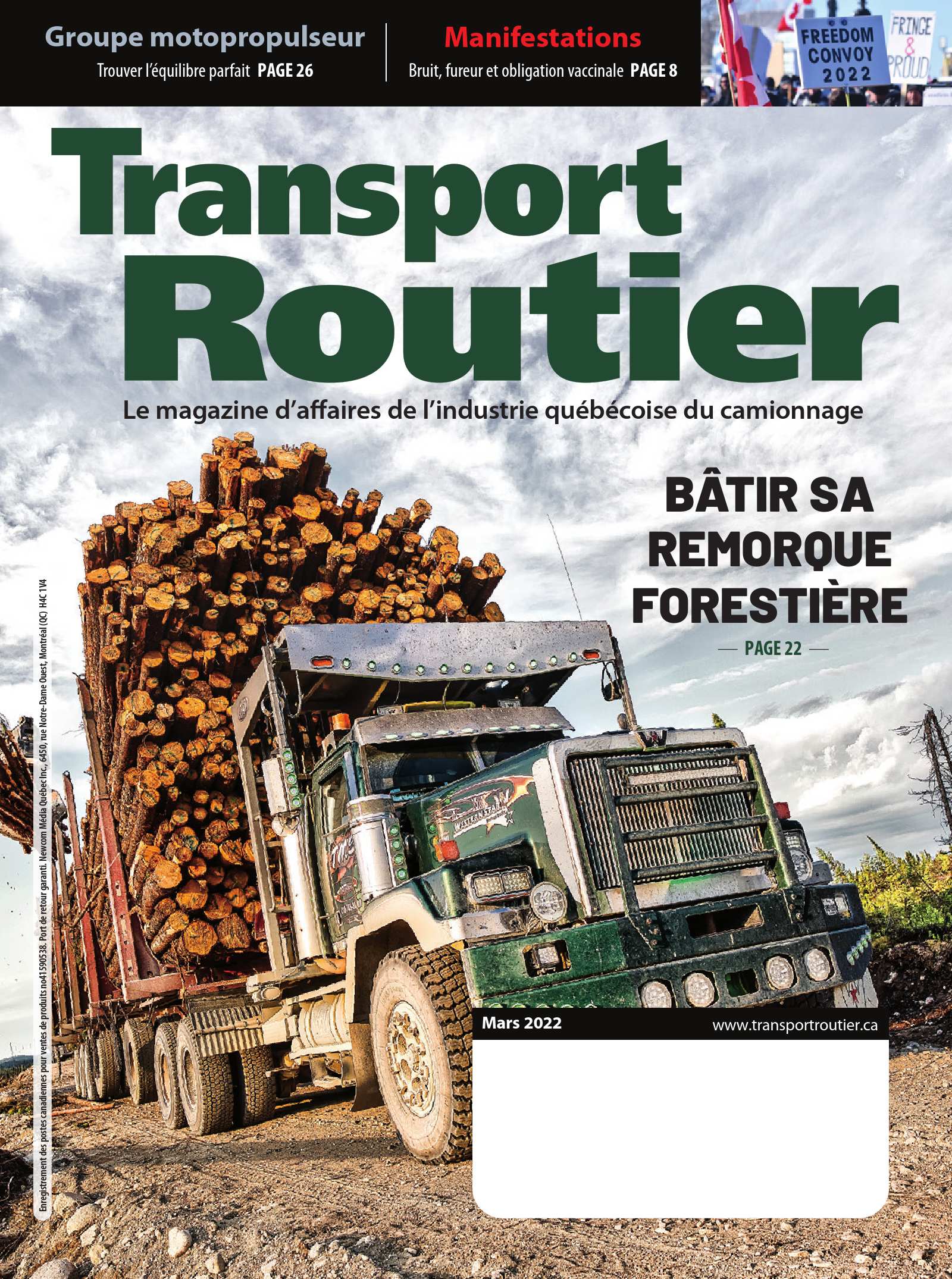 Transport routier – 1 mars 2022