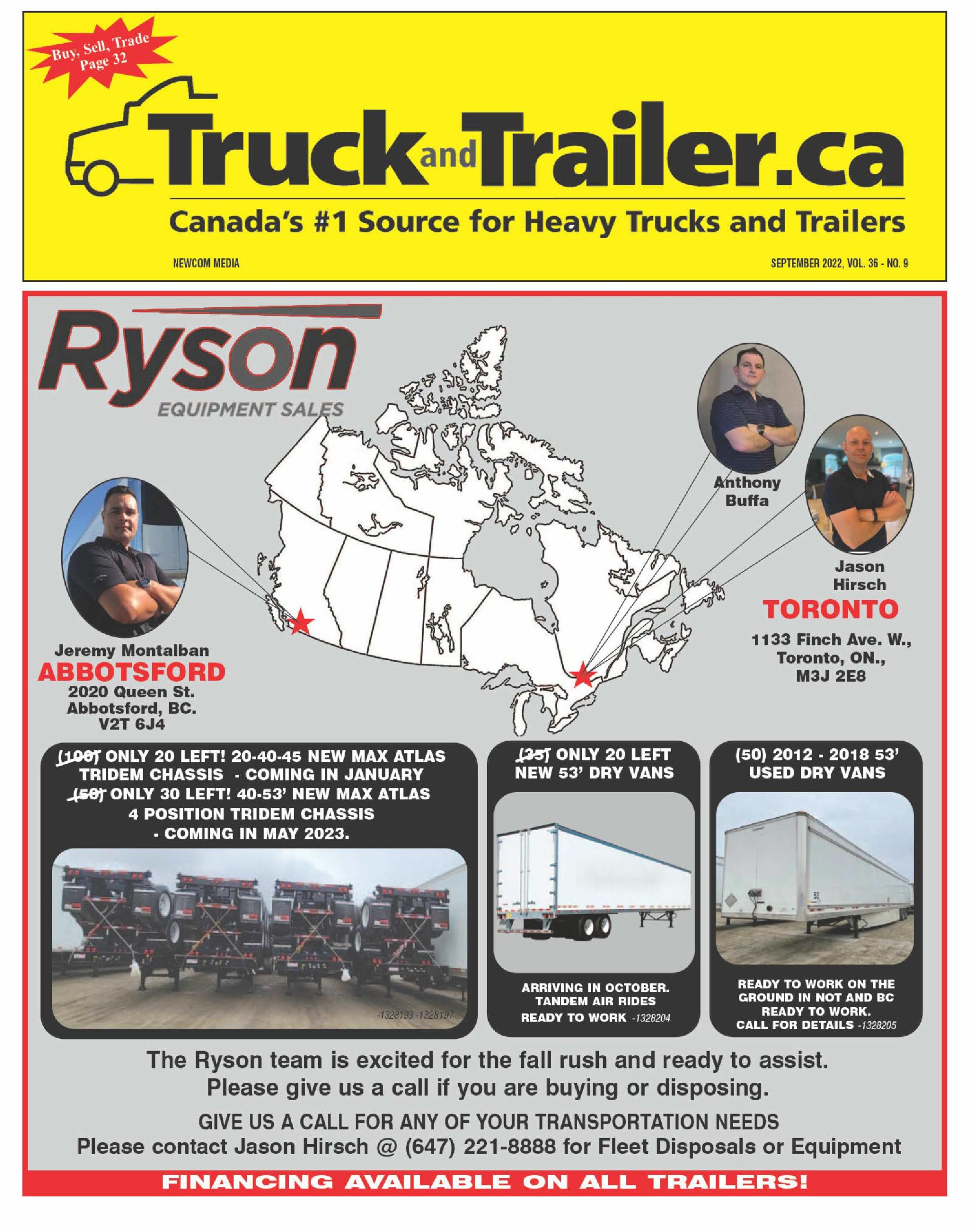 Truck and Trailer – 1 septembre 2022