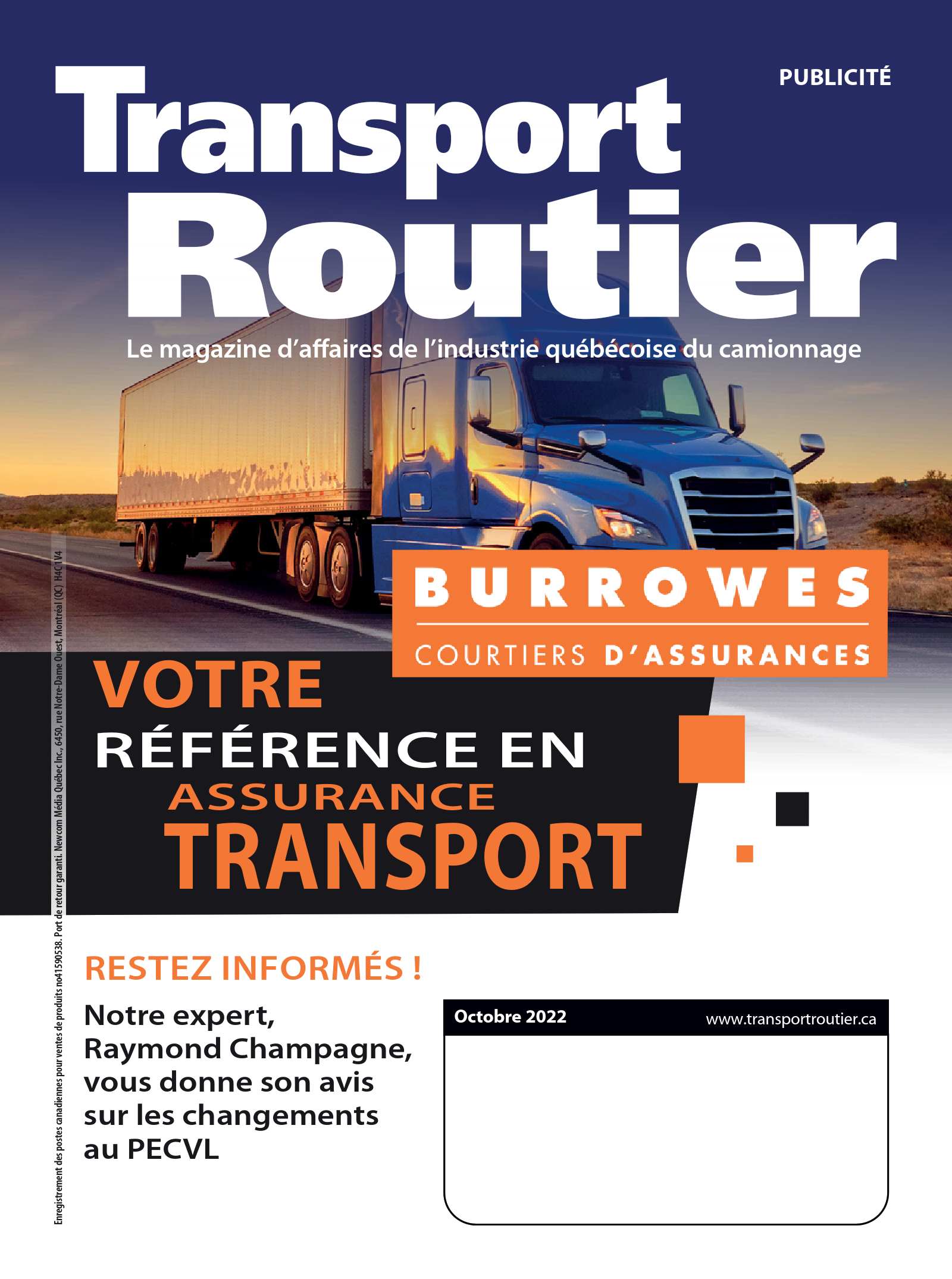 Transport routier – 1 octobre 2022