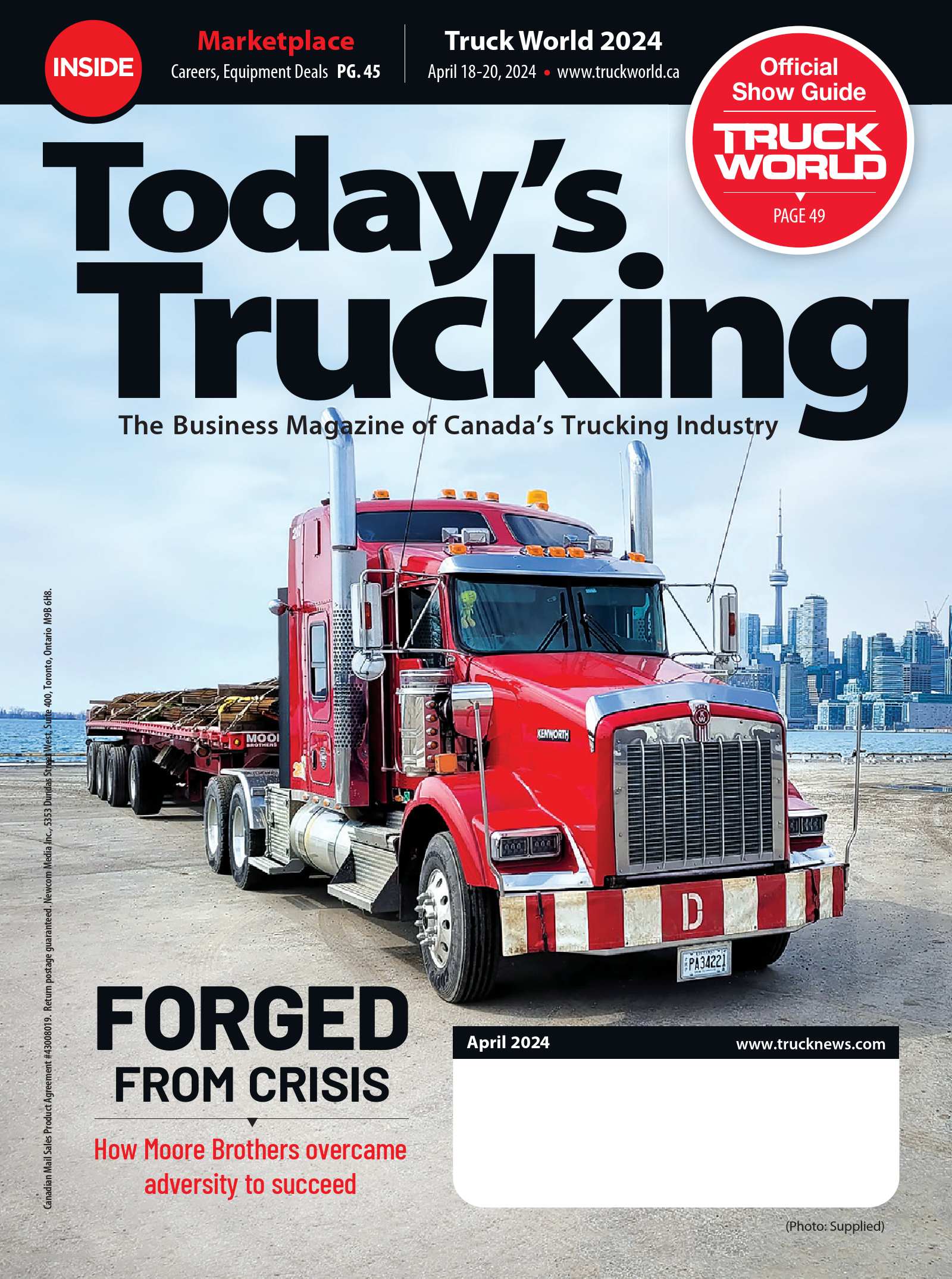 Today’s Trucking – 1 avril 2024