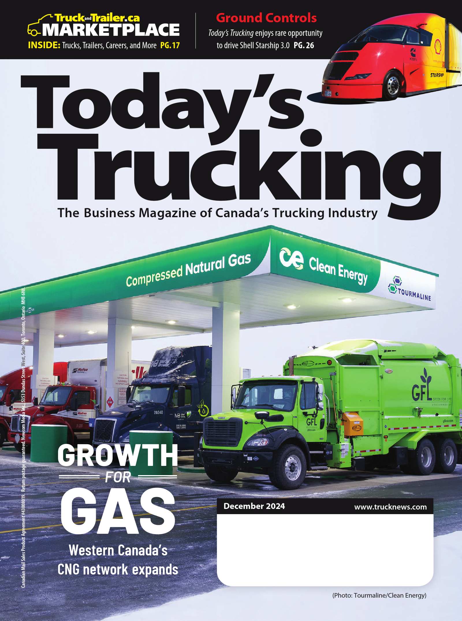 Today’s Trucking – 1 décembre 2024