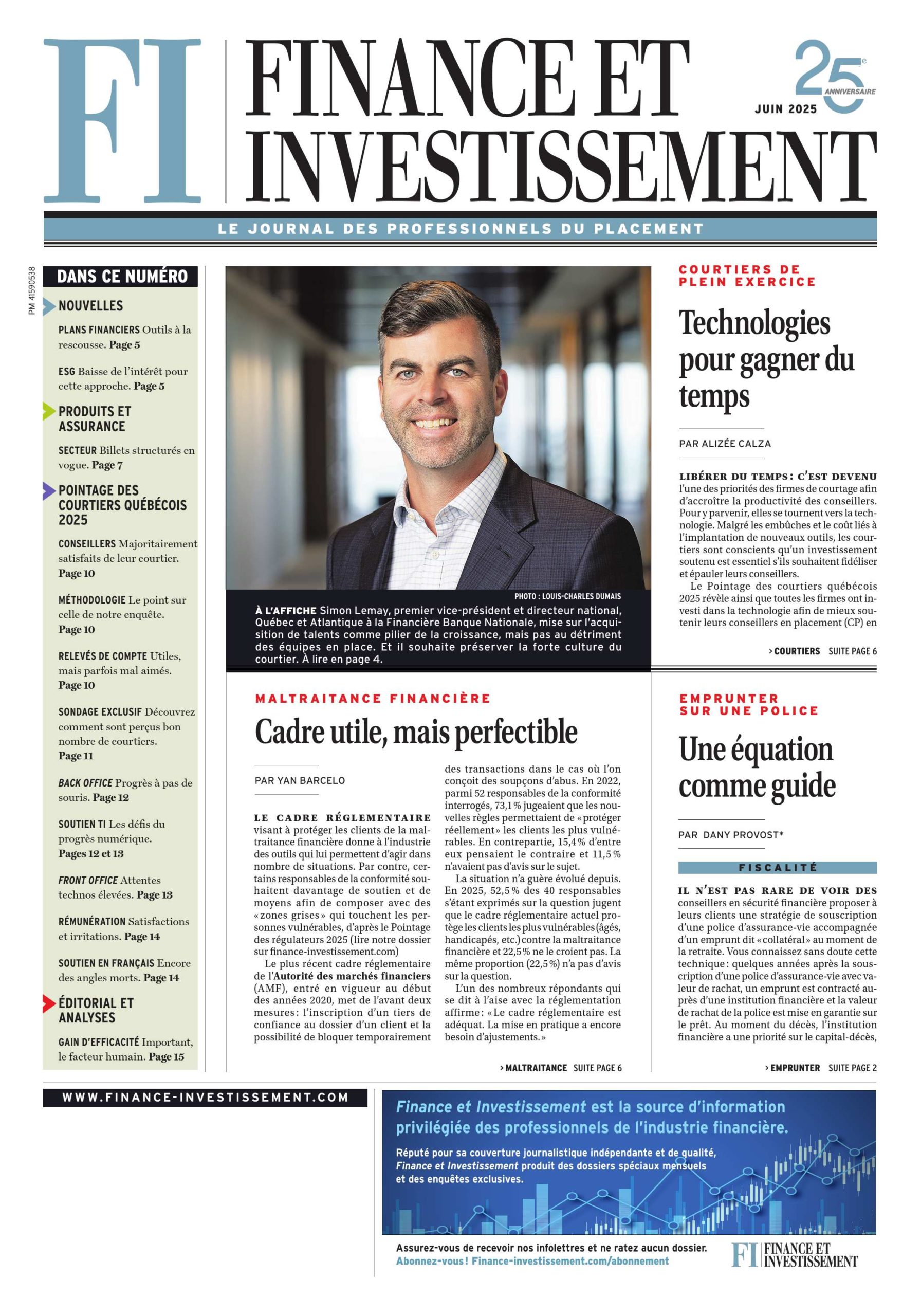 Finance et Investissement – 1 juin 2025