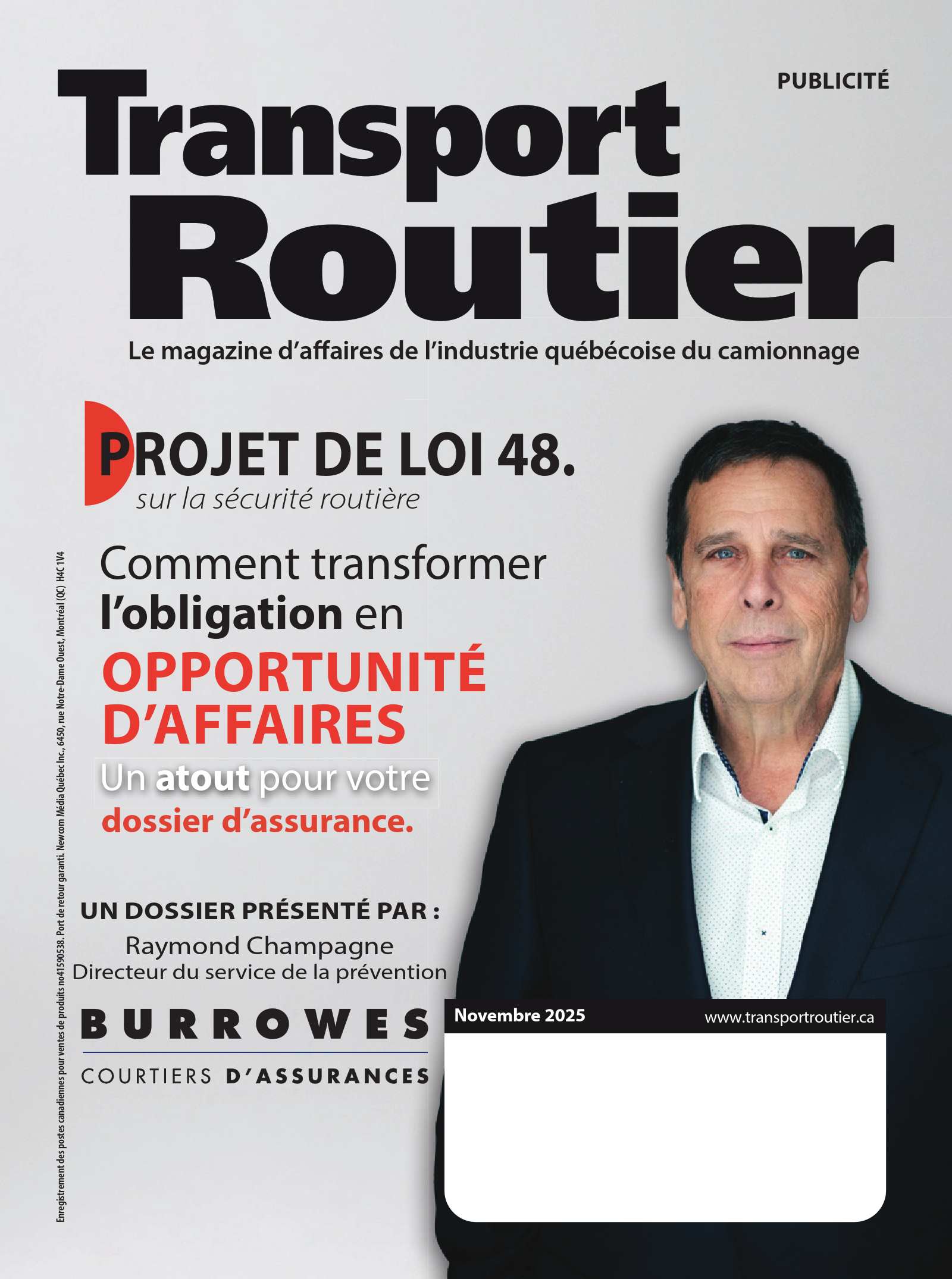 Transport routier – 1 novembre 2025
