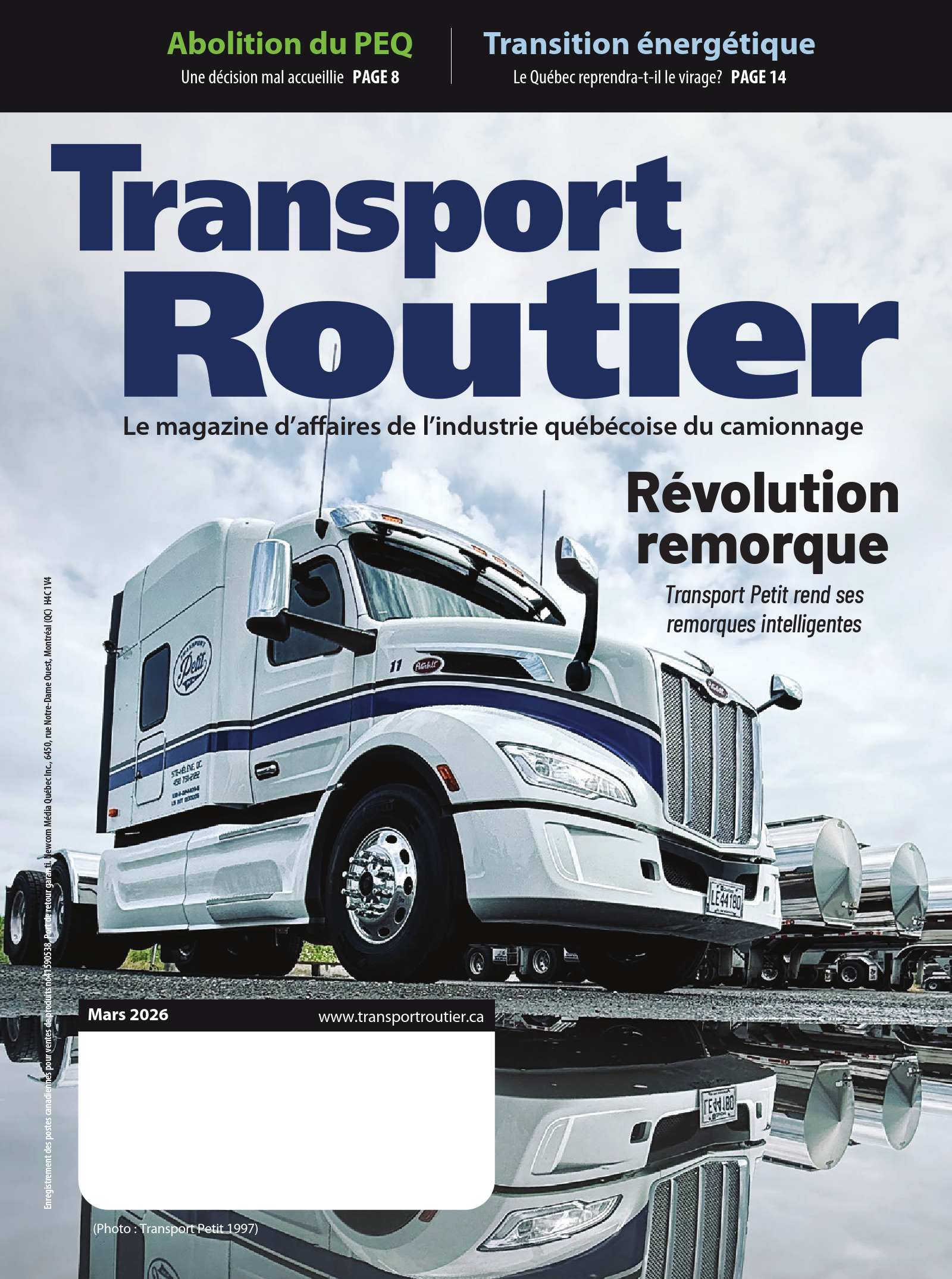 Transport routier – 1 mars 2026